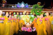 Đêm hội rước kiệu Phật tại TP.HCM