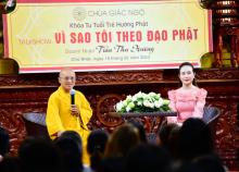 Talkshow Vì sao tôi theo Đạo Phật: Doanh nhân Trần Thu Hương - hình mẫu người phụ nữ thời đại mới