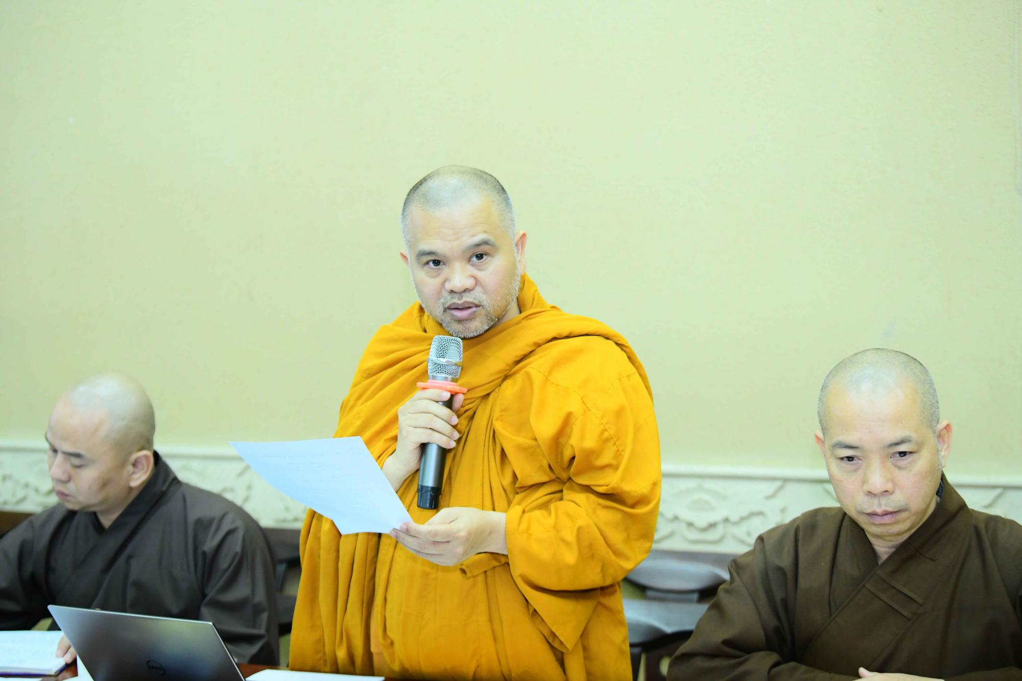 Phiên họp thường kỳ hội đồng điều hành Học Viện Phật Giáo Việt Nam tại TP. HCM 