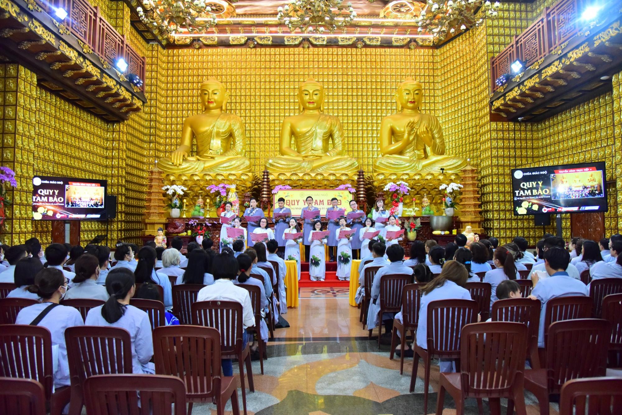 Chùa Giác Ngộ: 230 Phật tử được quy y Tam bảo