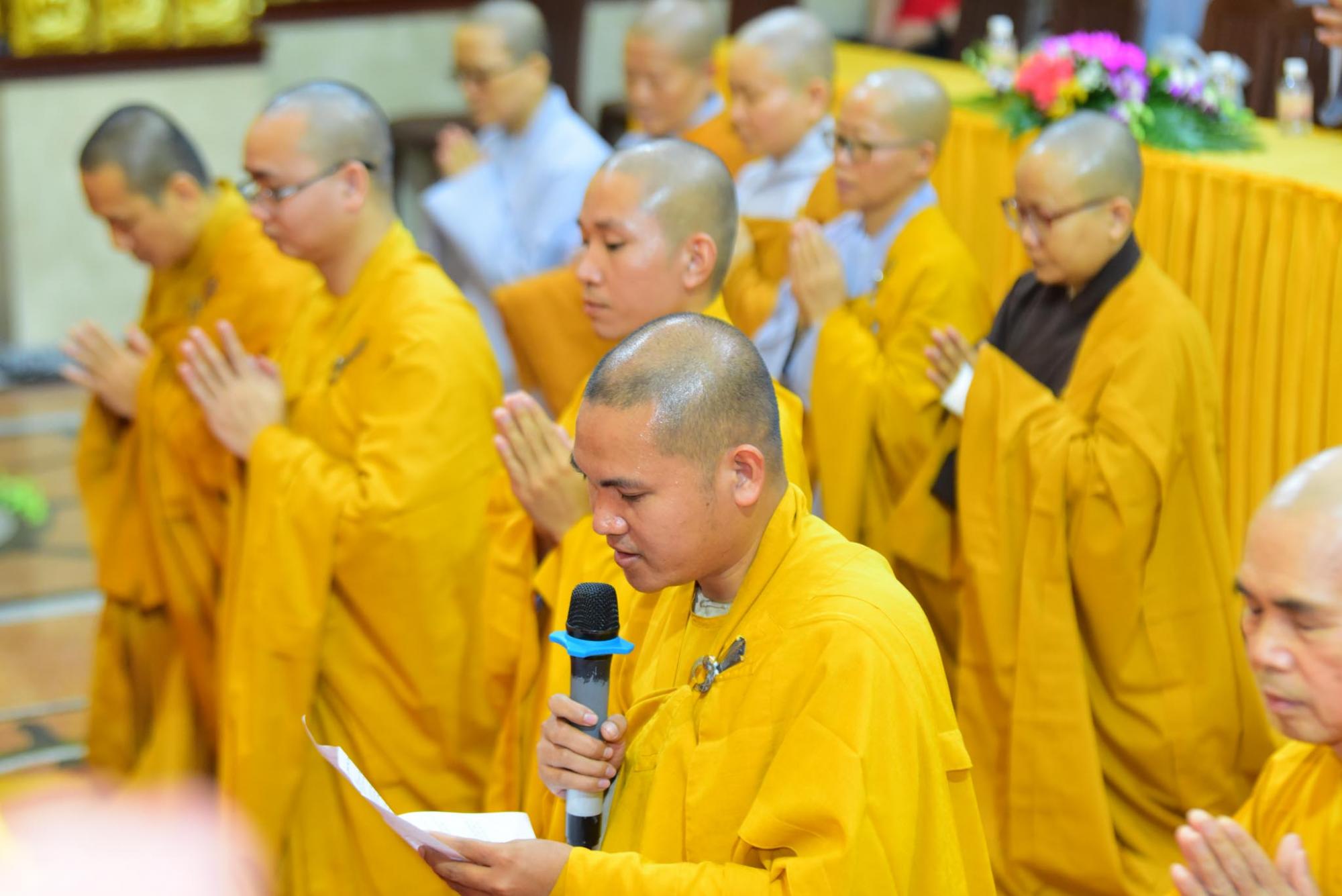 Lễ tri ân người khai sáng tại chùa Giác Ngộ (quận 10, TP.HCM)
