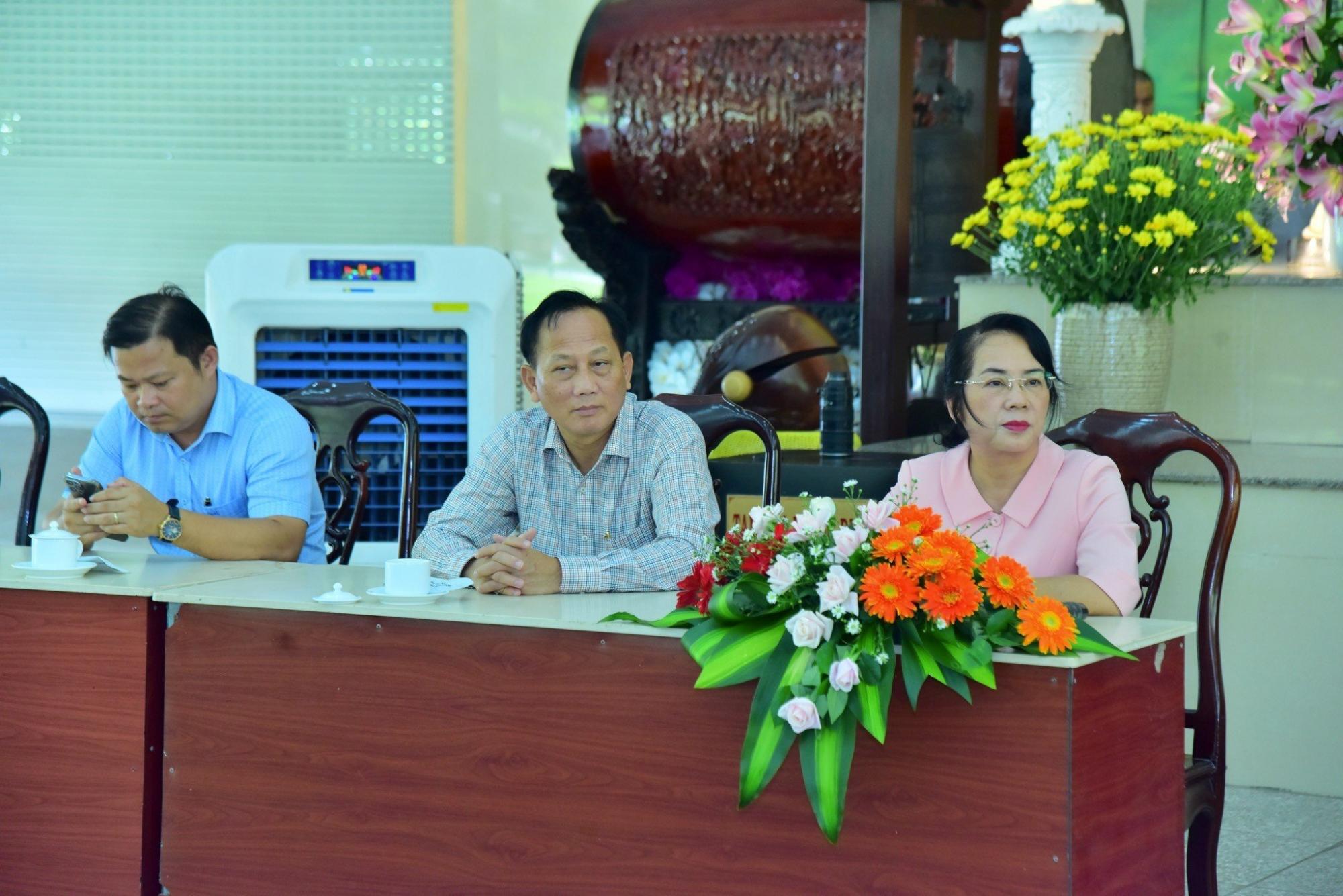 Đoàn MTTQ Việt Nam TP.HCM thăm Học viện PGVN tại TP.HCM 