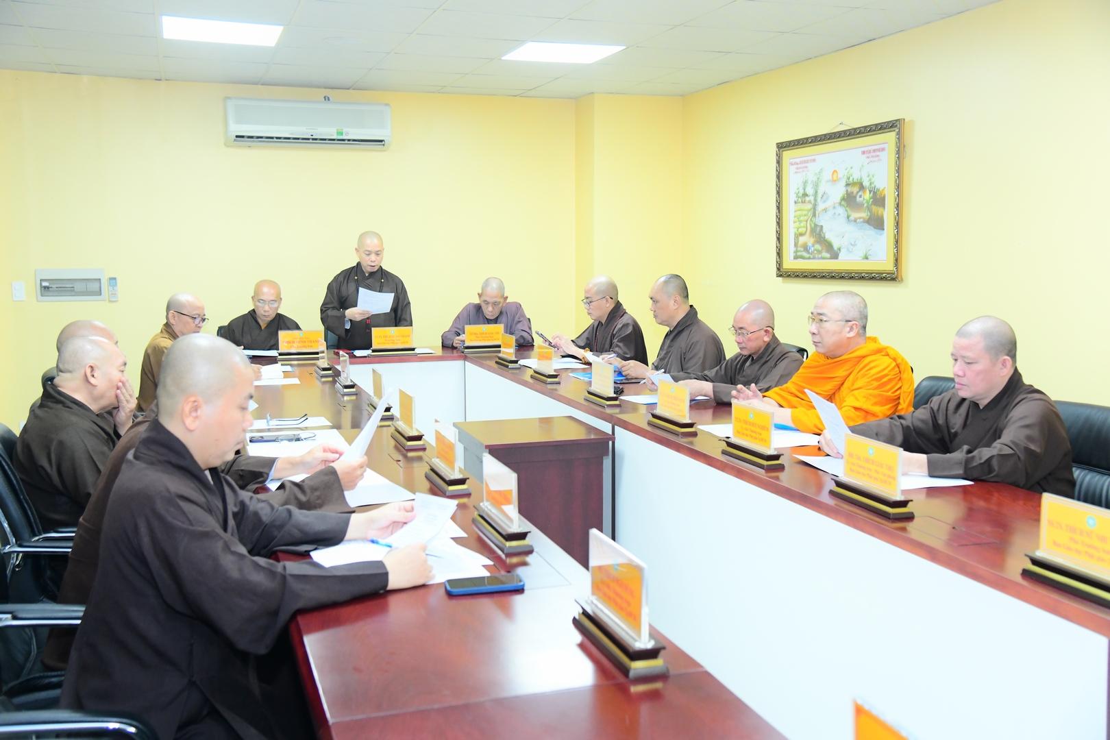 Ban Giáo dục Phật giáo TP.HCM họp triển khai Lễ Tổng kết Phật sự năm 2023 và triển khai phương hướng năm 2024