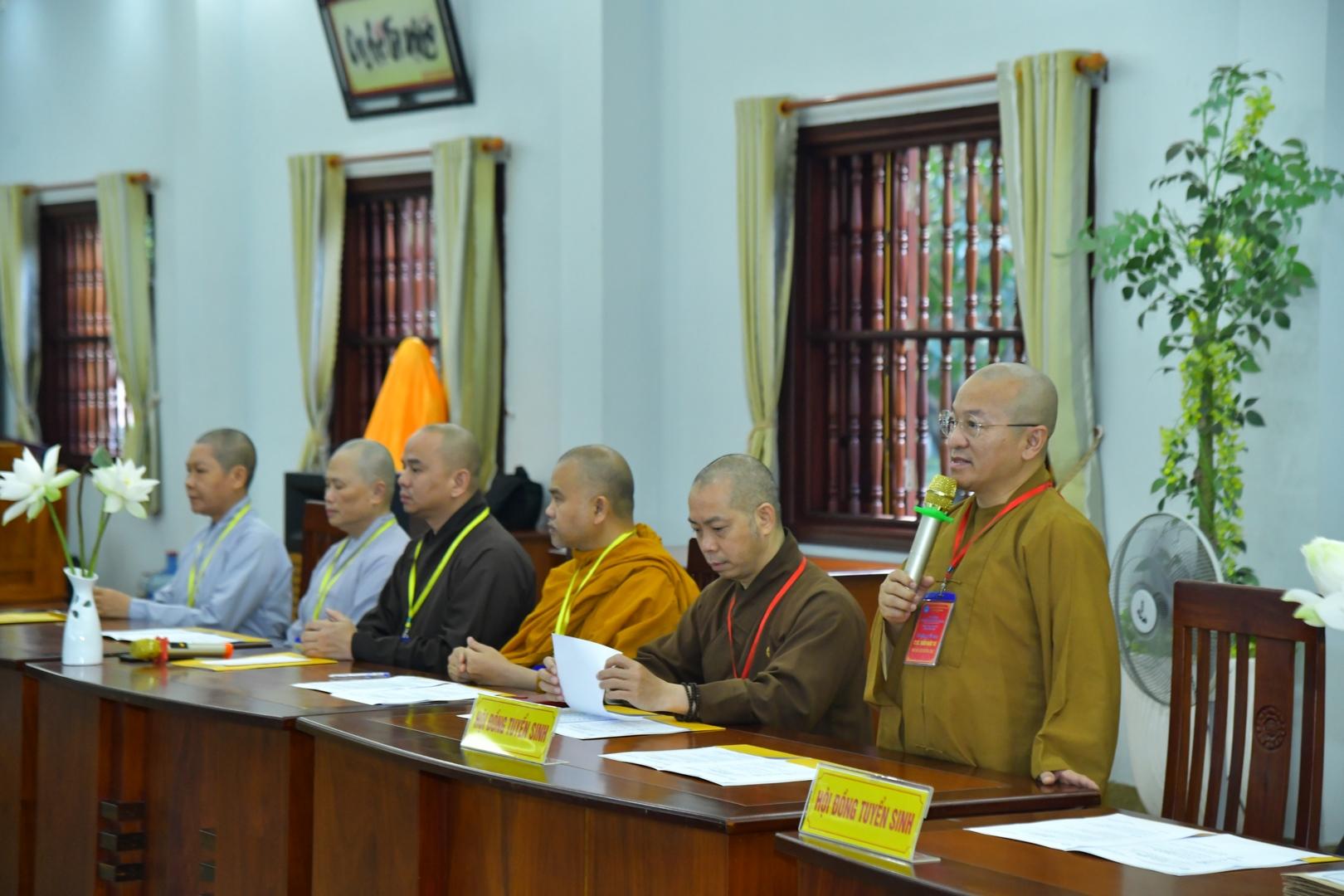 Khai mạc kỳ thi tuyển sinh cử nhân Phật giáo khóa XVIII tại Học viện Phật giáo Việt Nam tại TP.HCM