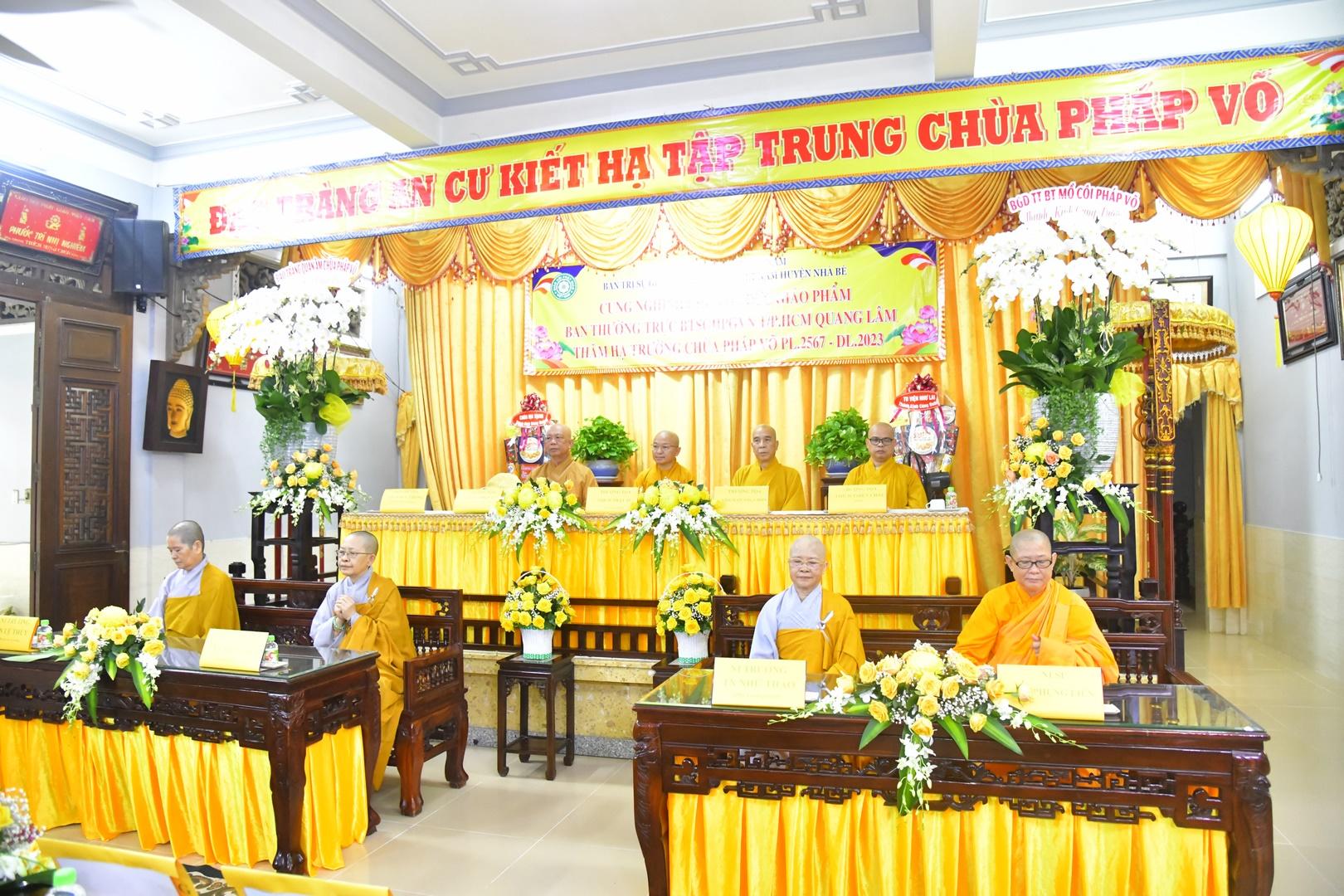 Ban Trị sự GHPGVN Thành phố Hồ Chí Minh thăm các trường hạ trên địa bàn