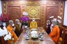 Tập thể Tăng sinh Phật giáo Nam tông Khmer đến thăm và tri ân Thầy giáo thọ - TT. Thích Nhật Từ