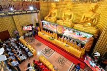 Gần 2.000 Phật tử về tham dự Đại lễ Vu lan tại chùa Giác Ngộ