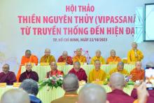 Hội thảo "Thiền Nguyên thủy từ truyền thống đến hiện đại" lần đầu tiên được tổ chức
