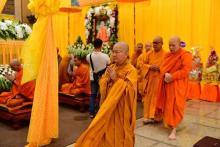 Hội đồng Điều hành Học viện PGVN tại Tp. HCM và Viện Nghiên cứu Phật học Việt Nam viếng lễ tang TLHT. Thích Giác Lai