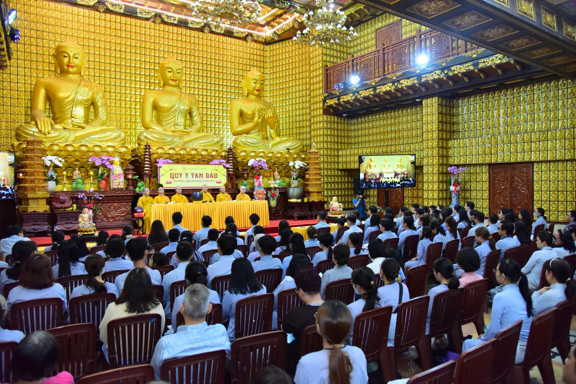 Chùa Giác Ngộ: 230 Phật tử được quy y Tam bảo