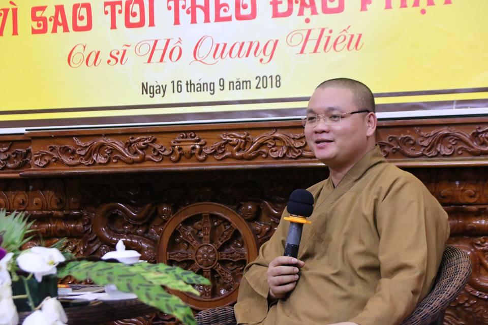 Chương Trình: Vì Sao Tôi Theo Đạo Phật kỳ 29 - Ca Sĩ Hồ Quang Hiếu ngày 16-09-2018