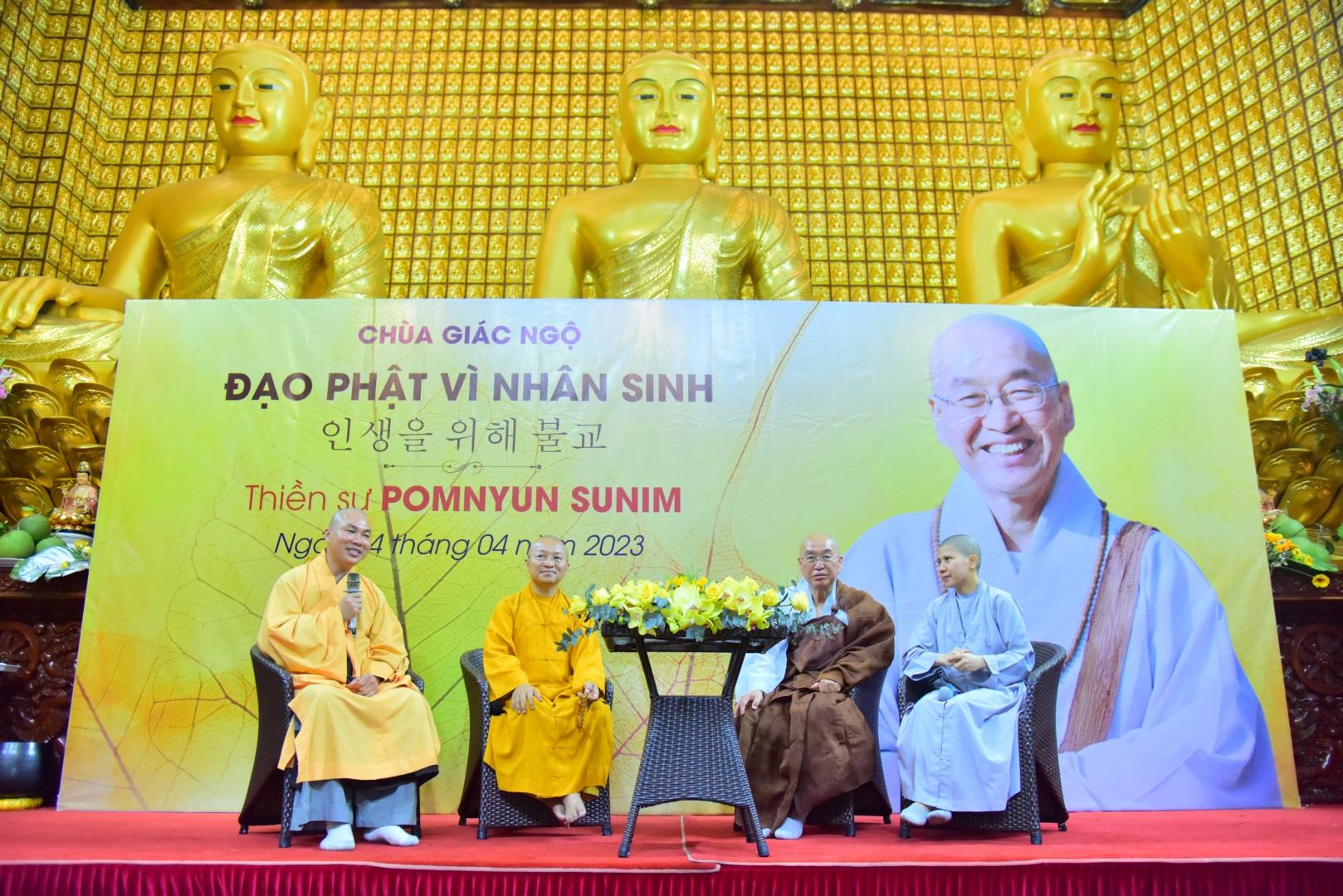 Giao lưu "Đạo Phật vì nhân sinh" chia sẻ kinh nghiệm an sinh xã hội