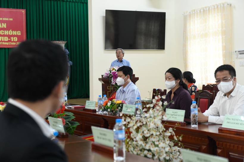 Chùa Giác Ngộ - Quỹ ĐPNN ủng hộ thiết bị y tế, thực phẩm cho tỉnh Đồng Nai với ước tính tổng trị giá 819 triệu đồng