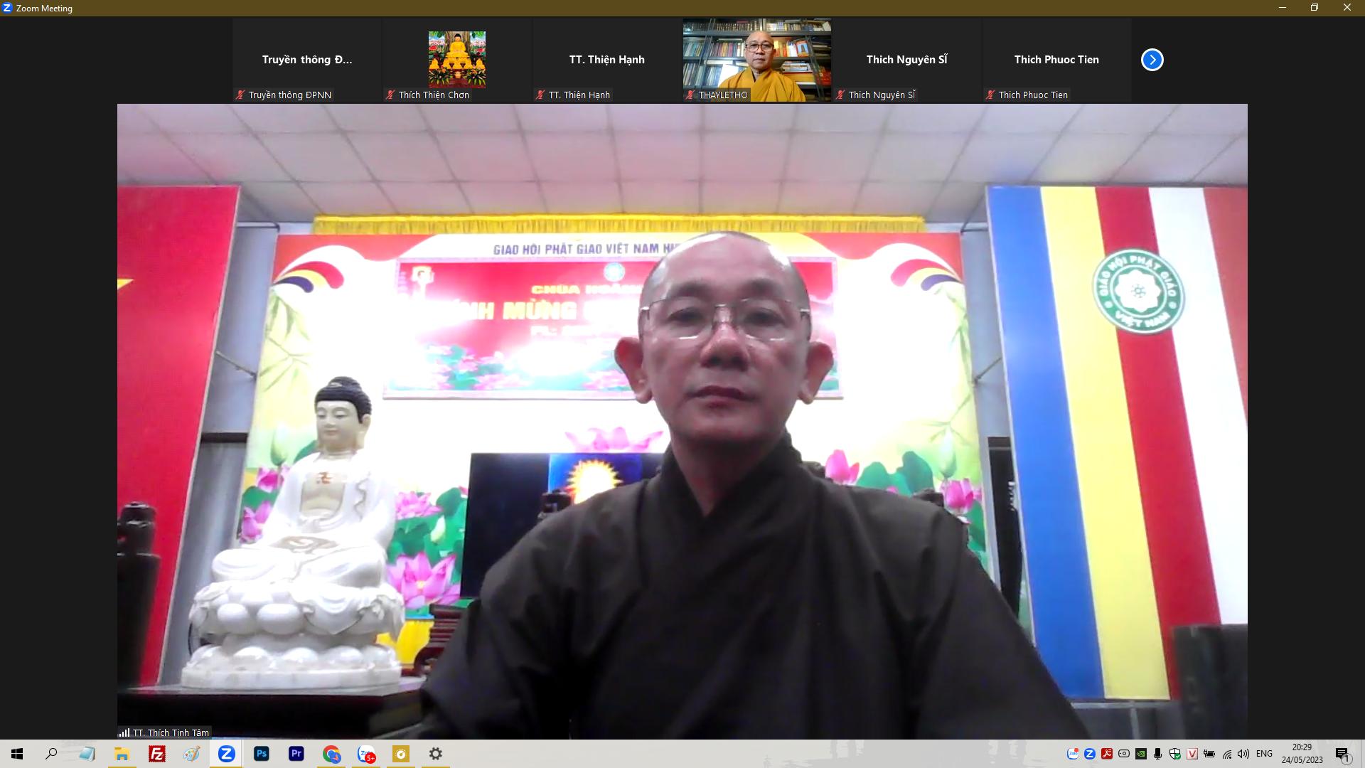 Tiếp tục đóng góp ý kiến trang trí xe hoa diễu hành Đại lễ Phật đản lần thứ 2647 của  Ban Giáo dục Phật giáo TP.HCM