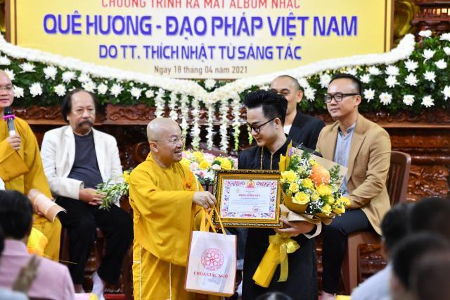 TP.HCM: Lễ ra mắt album nhạc “Quê hương - Đạo pháp Việt Nam” tại chùa Giác Ngộ