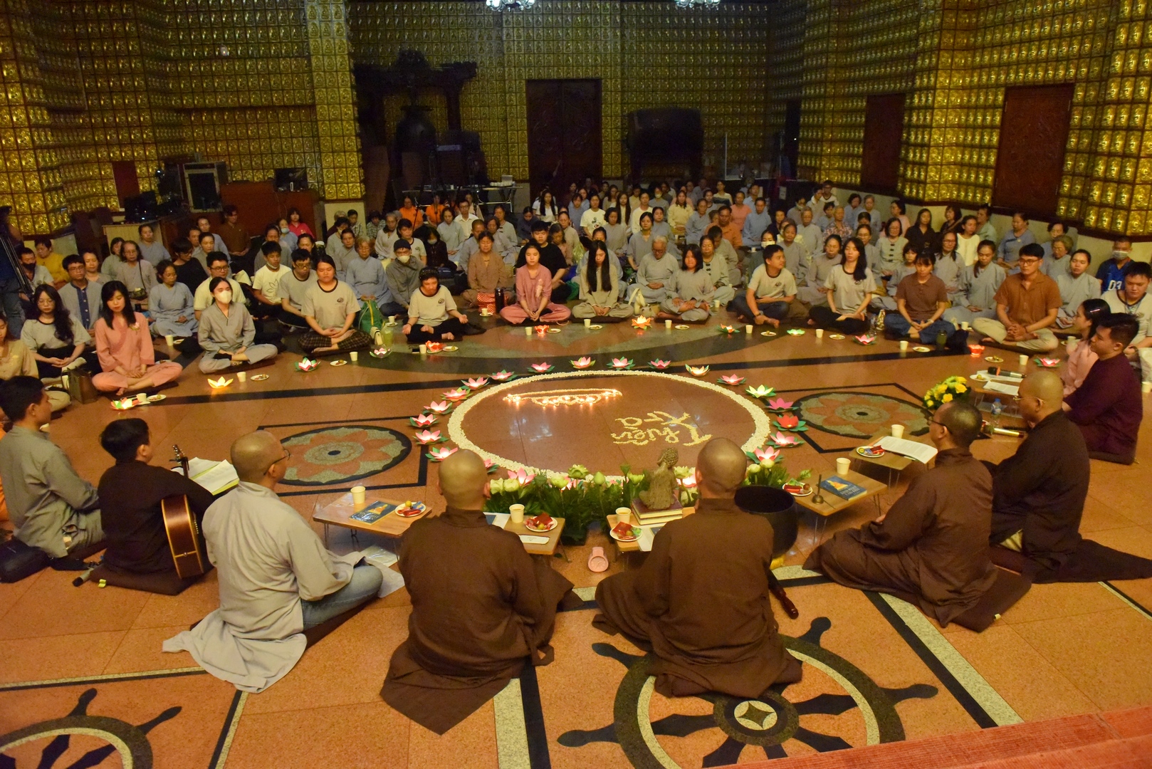 Hình ảnh khóa tu Tuổi trẻ hướng Phật - chùa Giác Ngộ